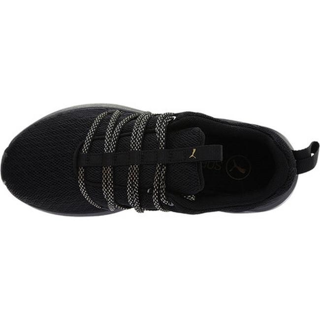 puma training prowl alt trainers in black