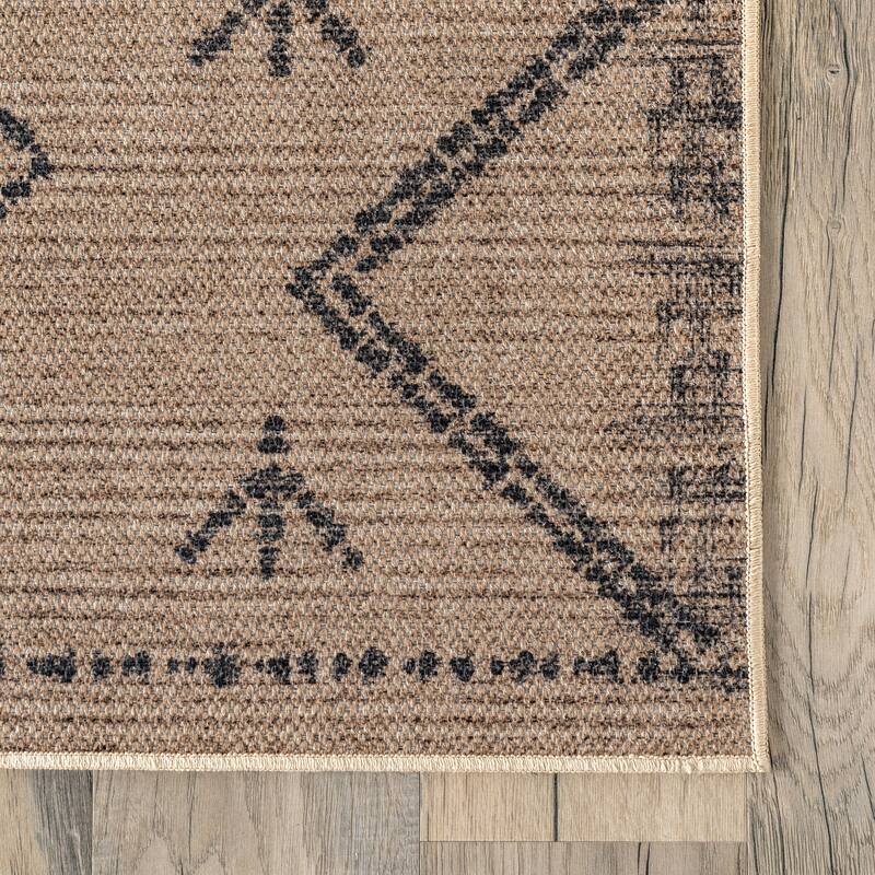 Erica Easy Jute Machine Washable Area Rug