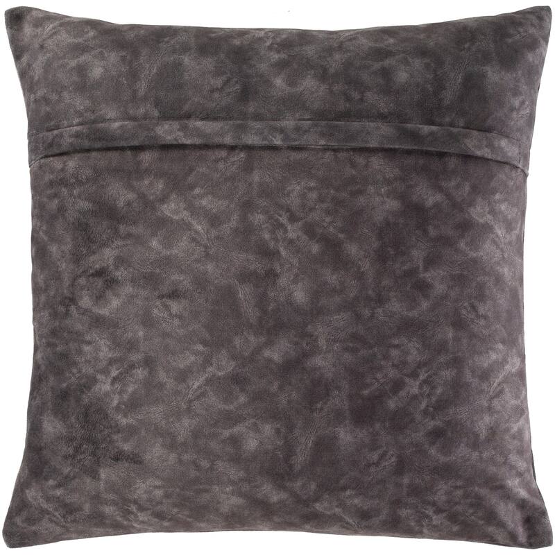 Yasemin Faux Suede Abstract Throw Pillow