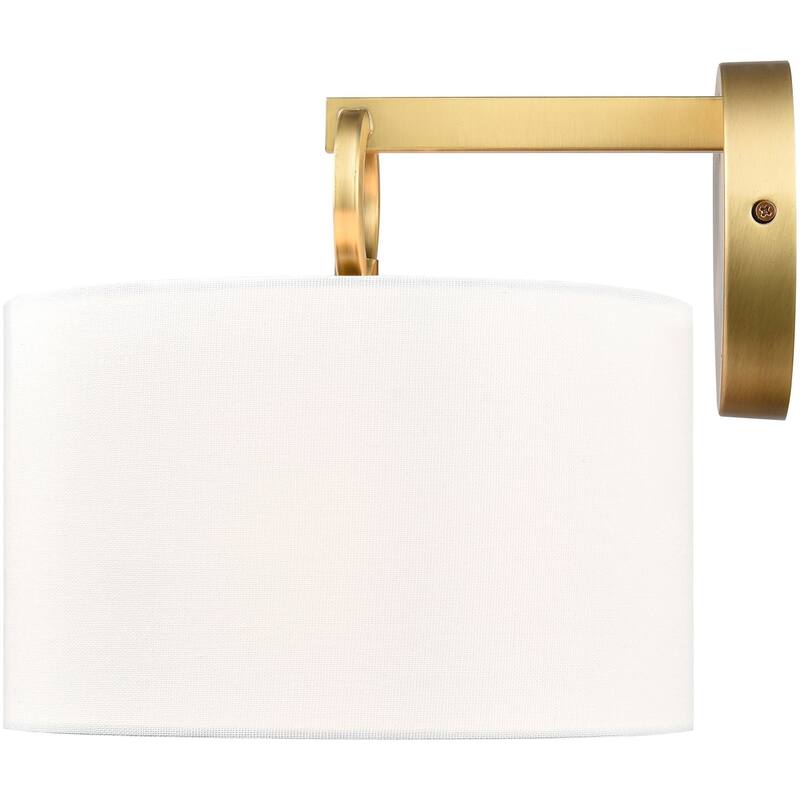 Millennium Lighting 211001 Braxstan 10" Tall Wall Sconce with Linen