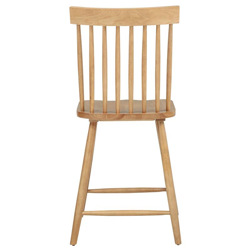 Andrews Windsor Counter Height Dining Side Chair (Set of 2)