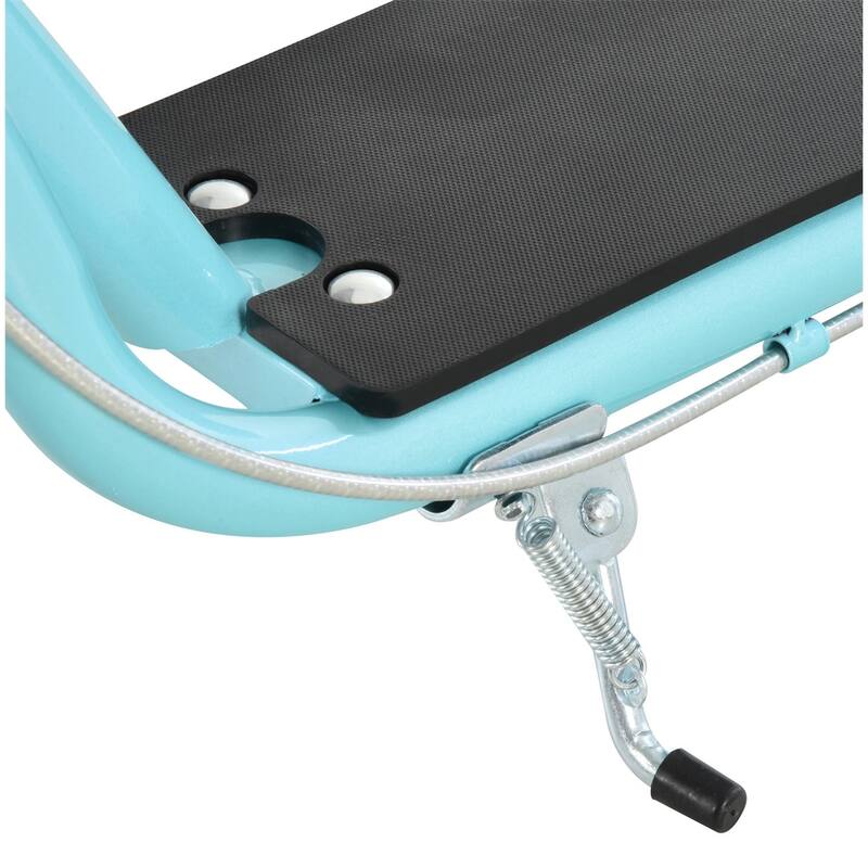 Steel Aluminum Kick Scooter with Adjustable Handlebar - 53.25"L x 22.75"W x 34.75"-37"H