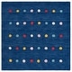 preview thumbnail 6 of 26, SAFAVIEH, Kids Jerilynn Polka Dot Wool Rug 5' Square - Navy