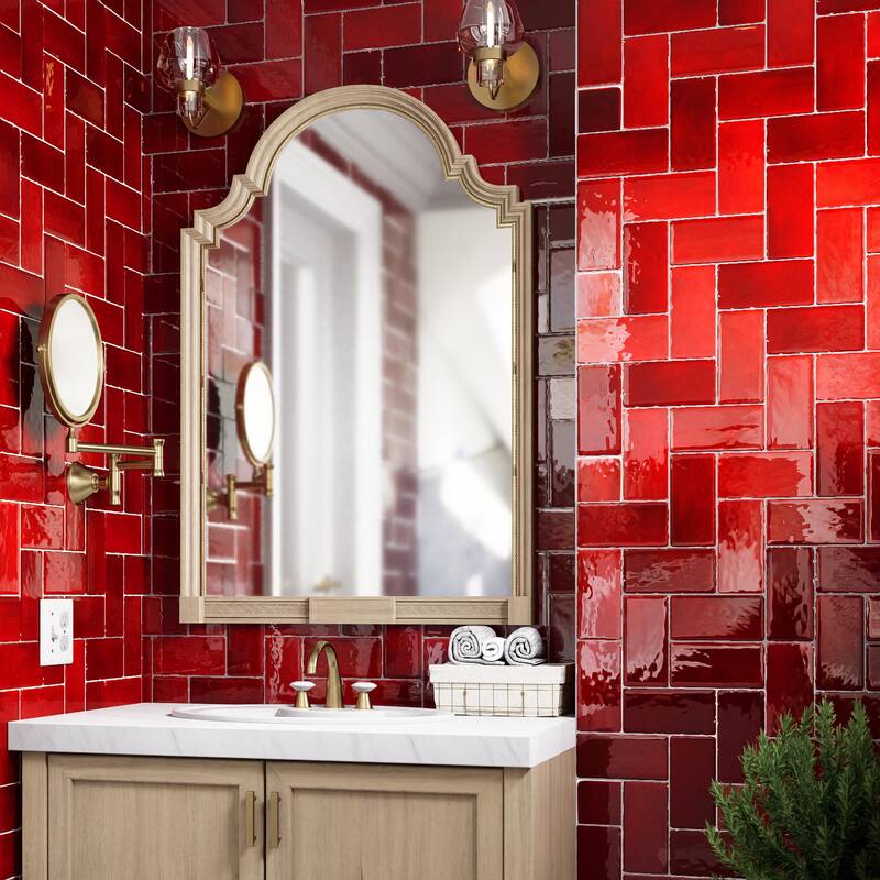 Merola Tile Viva Volcan 3" x 6" Ceramic Wall Tile