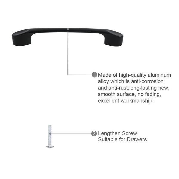Shop Cabinet Handles Pull Aluminum Alloy Painting 3 8 Hole Center
