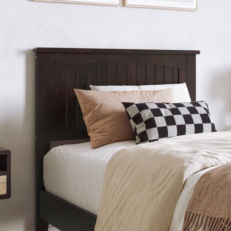 Naples Solid Wood Low Profile Platform Bed