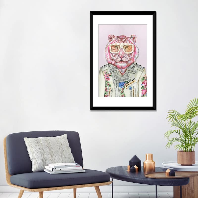 iCanvas "Gucci Pink Tiger" by Heather Perry