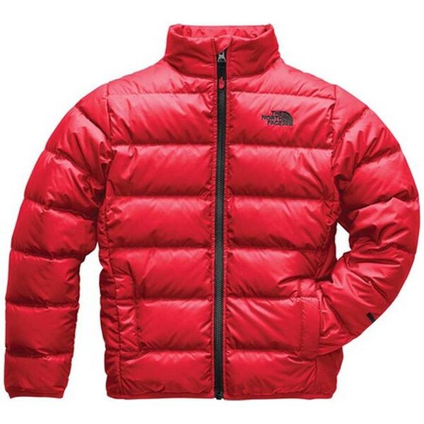 the north face black and red jacket