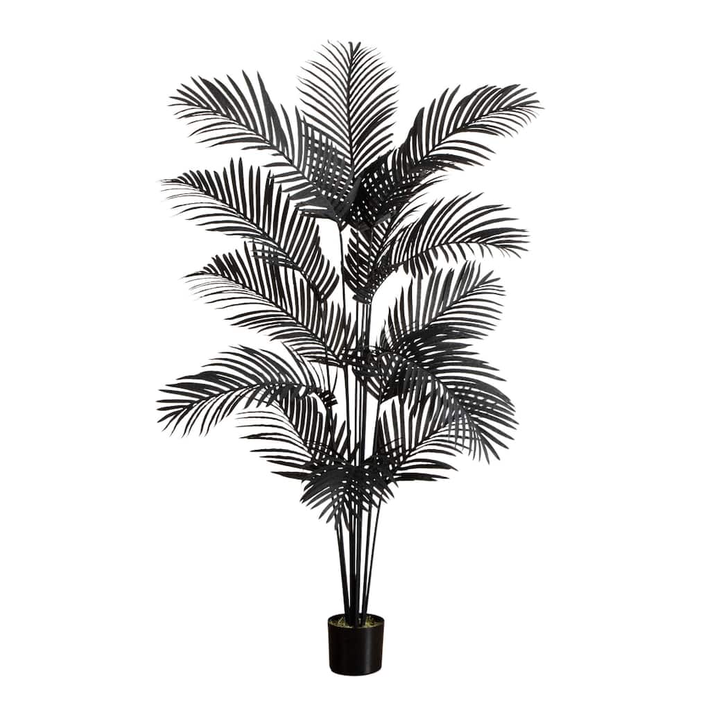 Paradise Palm Artificial Halloween Potted Tree - 6' - Unlit