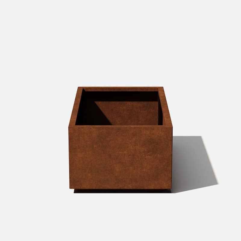 Corten Steel Series Long Box Planter