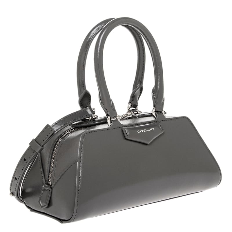 Mini Antigona East-West Bag in Box Leather