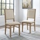 preview thumbnail 2 of 11, Joanna 2Pc Upholstered Back Chair Set - 18.25 "W x 21 "D x 39.88 "H