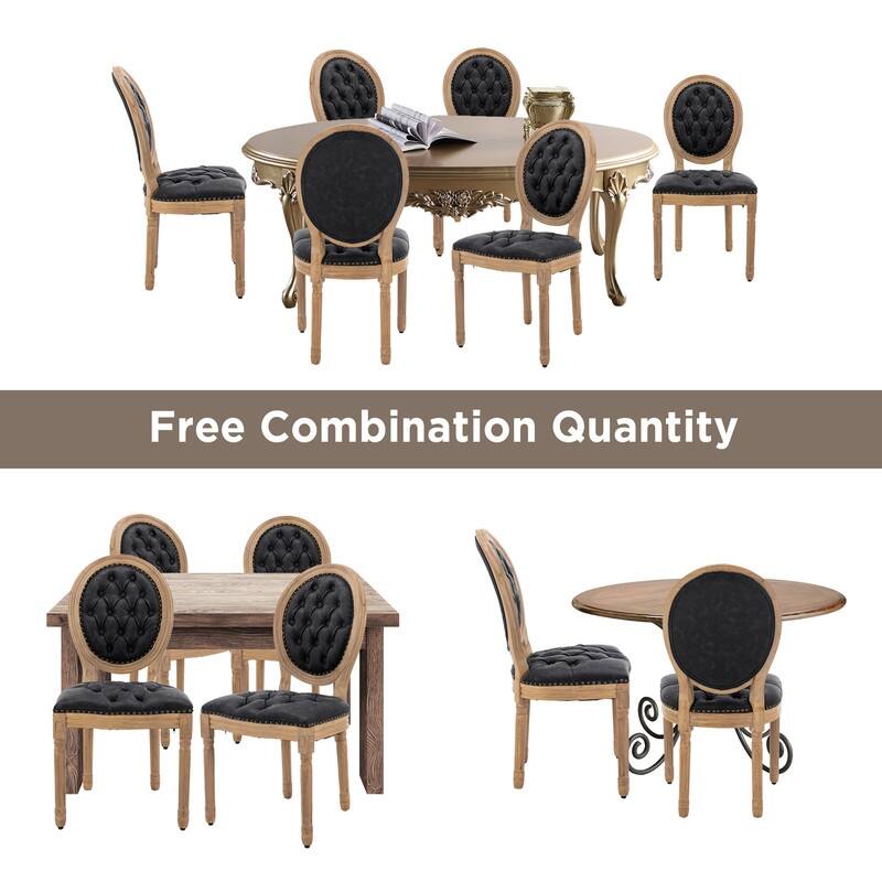 French Dining Chair with Nailhead Trim Set of 4