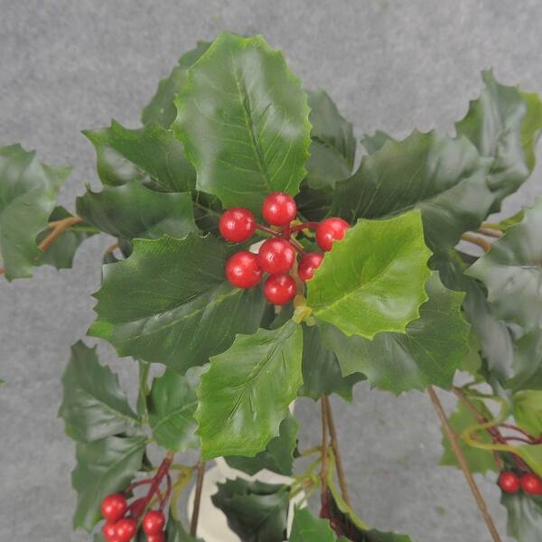 Shop 1 Pc Real Touch Holly Bush Great For Adding Realistic Look