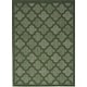 preview thumbnail 22 of 99, Nourison Easy Care Indoor/Outdoor Moroccan Trellis Area Rug 4' x 6' - Green