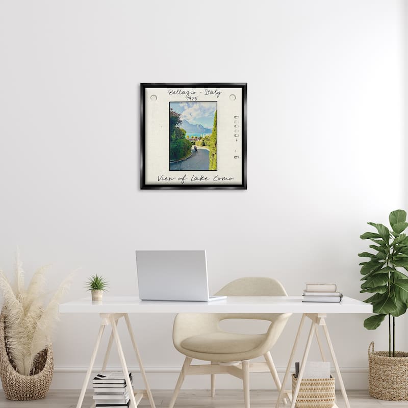 Stupell Italy Travel Vintage Photo Framed Floater Canvas Wall Art Design By Val Rhodes