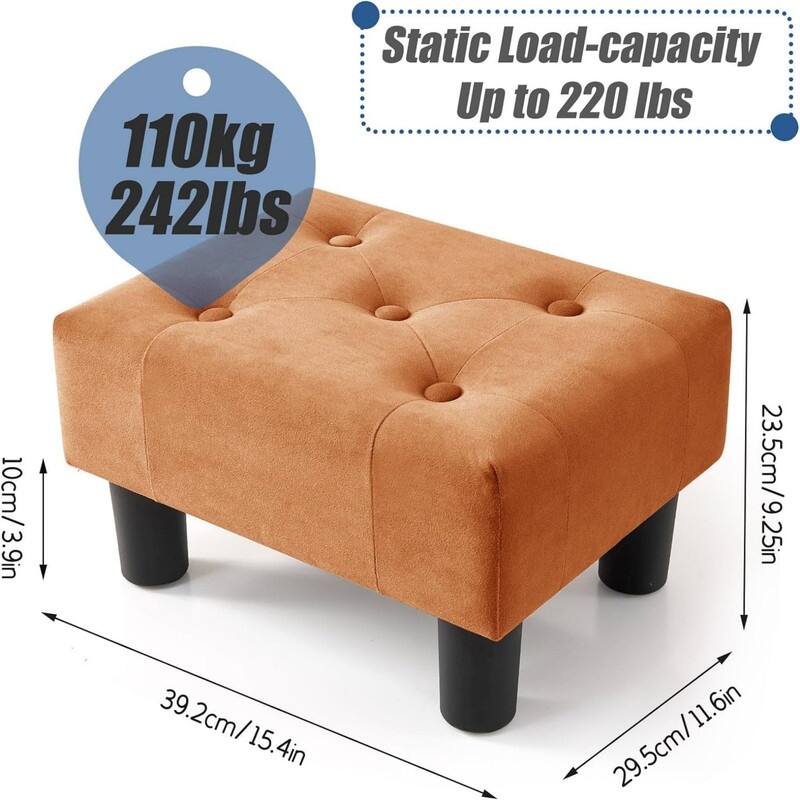 Stable Footrest Ottoman for Living Room