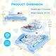 preview thumbnail 4 of 49, 6 in 1 Foldable Baby Walker with Adjustable Height - 28" L x 24" W x 19.5" H