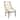 Furniture Classics Ladysmith Linen & Oak Scoop Chair with Nailhead Accents
