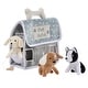 preview thumbnail 3 of 3, Lambs & Ivy Pet Hotel Interactive Plush Playset Toy w/ 3 Stuffed Animal Dogs