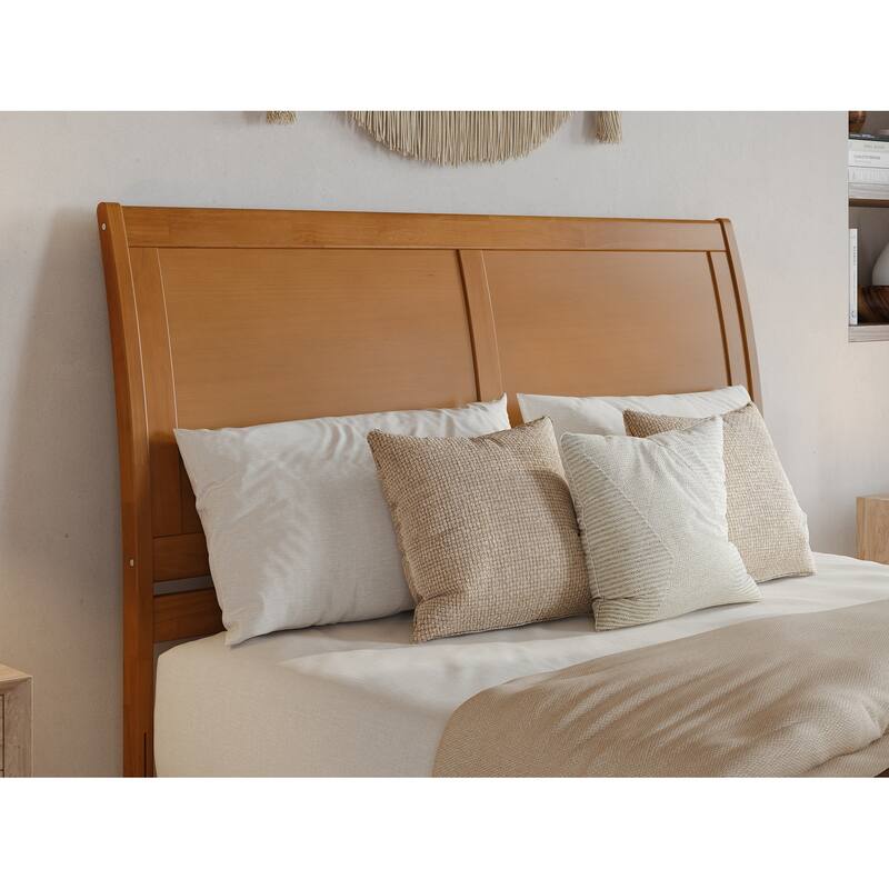Andorra Platform Bed with Panel Footboard and Storage Drawers