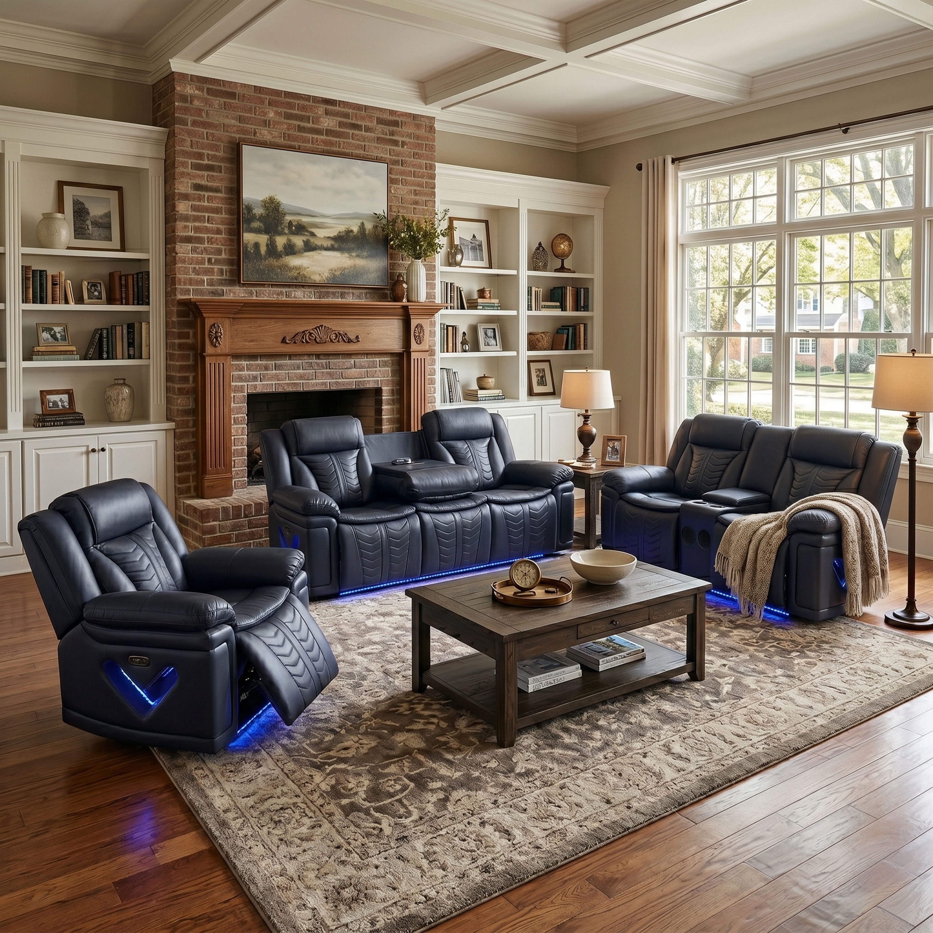 Electra Luxury Multi Piece Power Reclining Living Room Set