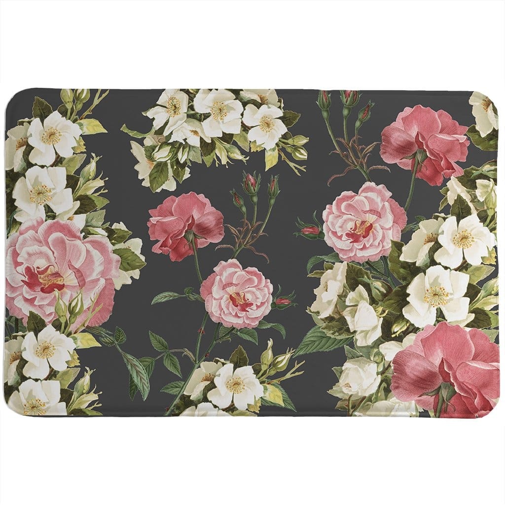 Mia Floral Memory Foam Rug