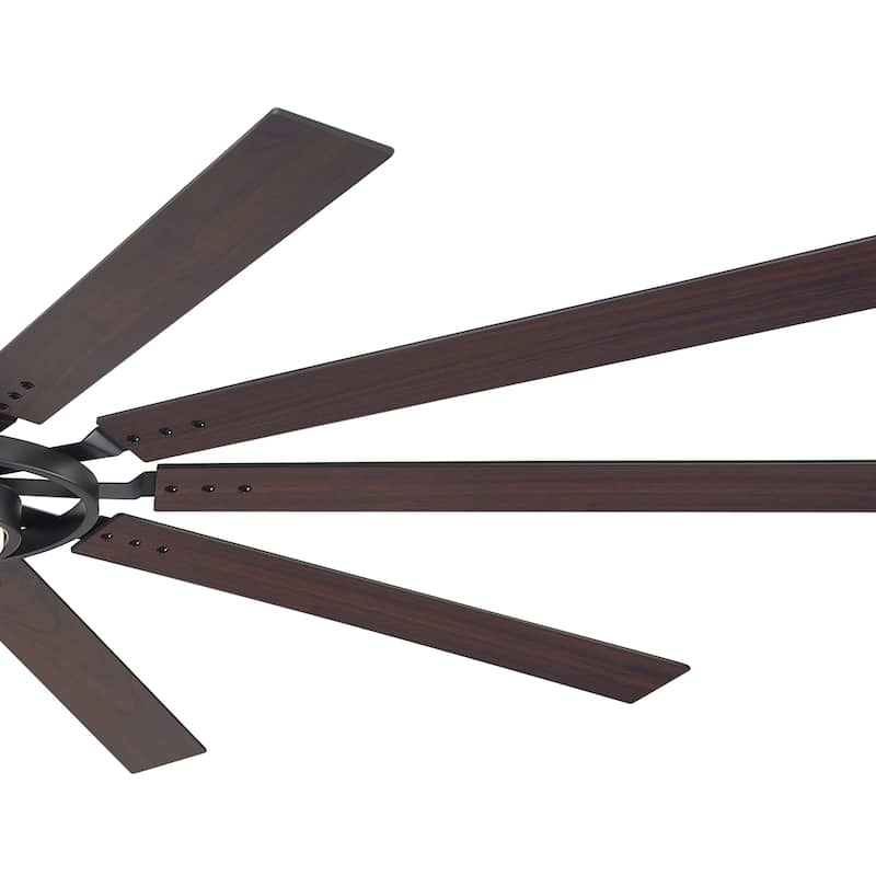 80/72/52/42-IN LED Ceiling Fan with Light Kit and Remote(5/10/12-Blade)