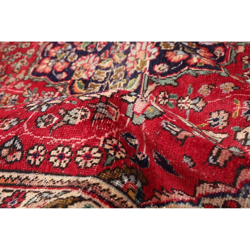ECARPETGALLERY Hand-knotted Antalya Vintage Red Wool Rug - 6'5 x 10'1