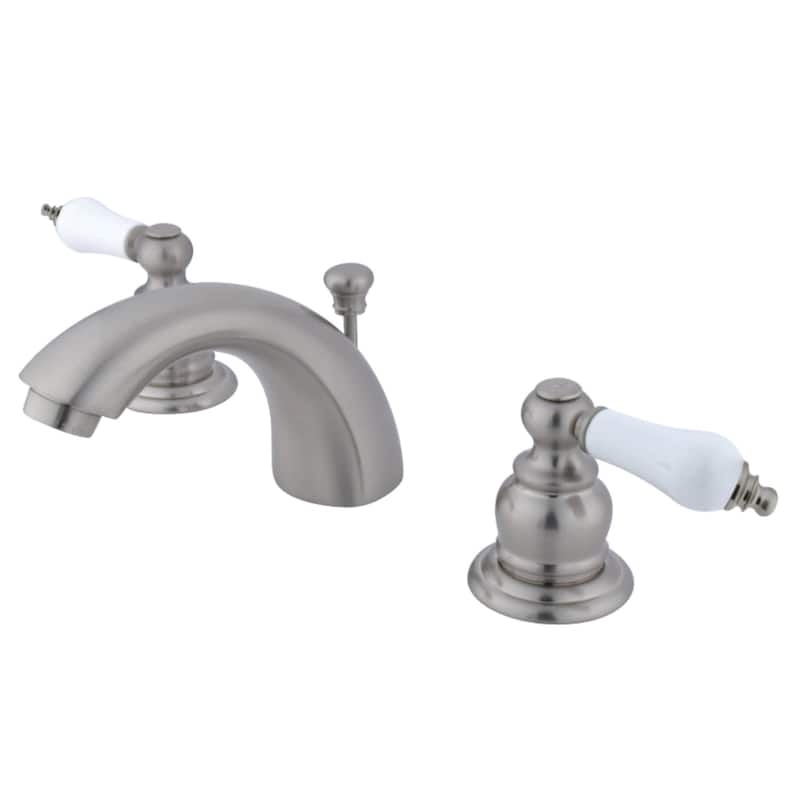 Kingston Brass Victorian Mini-Widespread Bathroom Faucet with Pop-Up