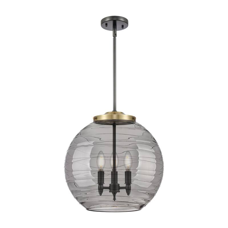 Innovations Lighting 221-3S-18-16 Athens Pendant Athens Deco Swirl 3