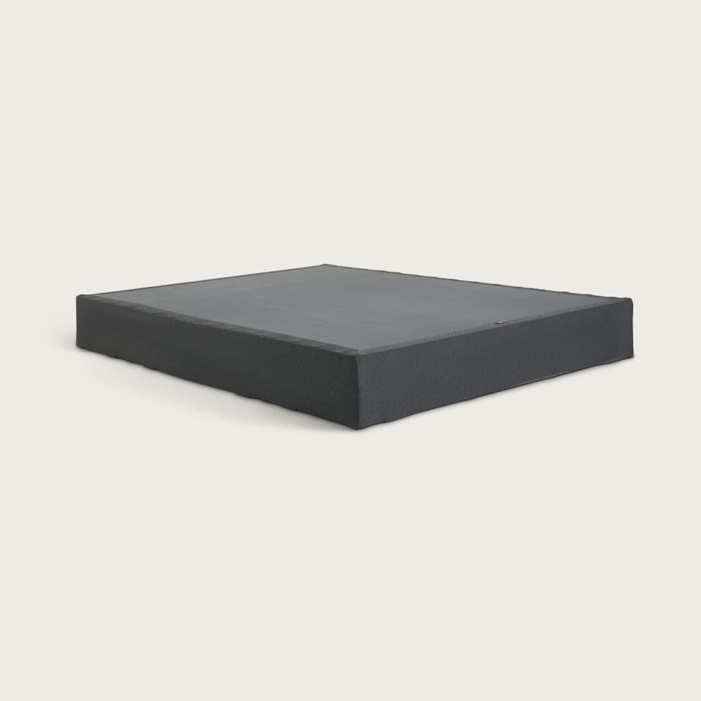 Purple - Agnes Flat Modern Metal Bed Foundation with Heavy-Duty Steel Support