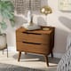 Carson Carrington Bodo Mid-century Modern 2-drawer Nightstand