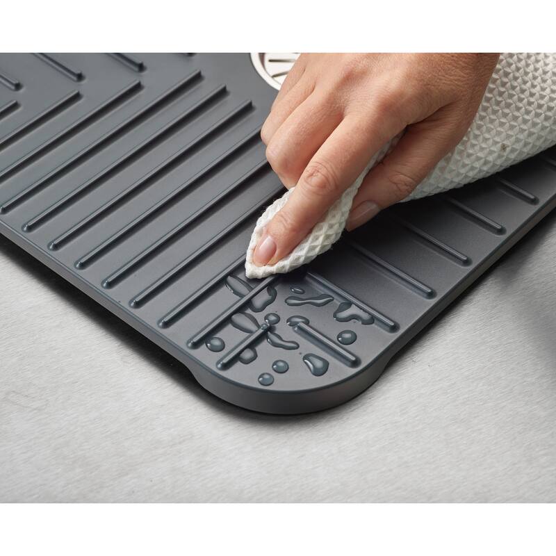 Joseph Joseph SinkShield Large Sink Protecting Mat with Draining Plug