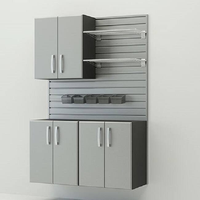 11 Piece Canibet, Shelf, Small Hard Bin Workstation Set