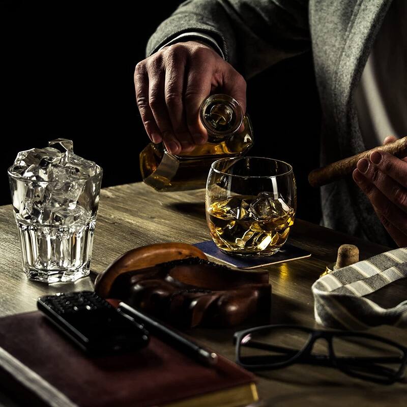 Whiskey Decanter 10.5"H