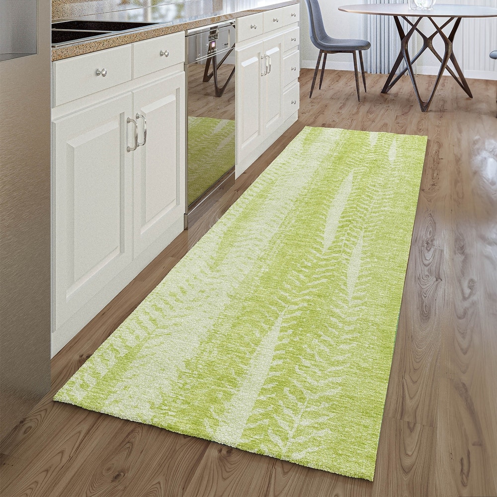 Premium Washable Super Soft Stripe Tracks Mayfield Rug