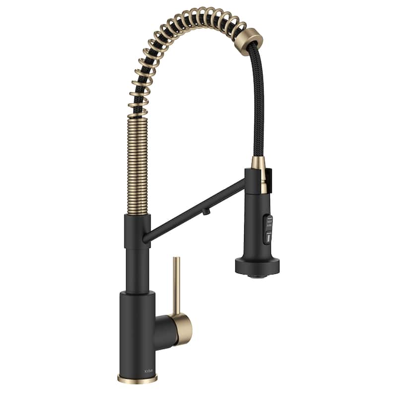 Kraus Bolden 2-Function 1-Handle Commercial Pulldown Kitchen Faucet