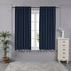 preview thumbnail 13 of 65, Deconovo Mix & Match Blackout and Bronze Print White Sheer 4 Piece Curtain Panel Set