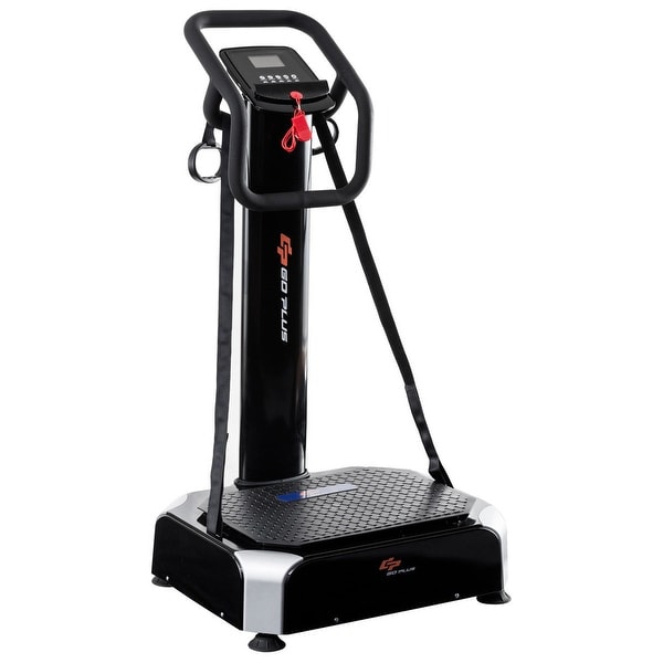 Goplus Dual Motors 4 Mode Crazy Fit Full Body Vibration Platform Fitness Machine - as pic
