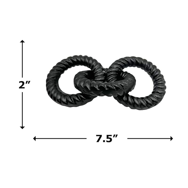 Decorative Handmade Aluminum Modern Chain Sculpture