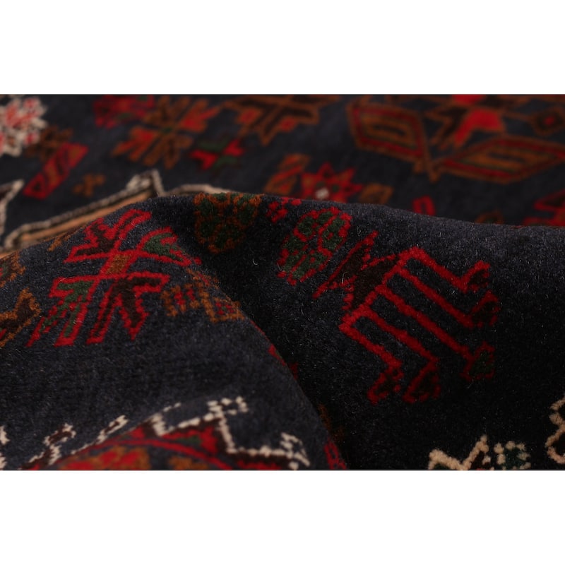 Teimani Navy Rug 3'7" x 6'5" - 3'7 x 6'5