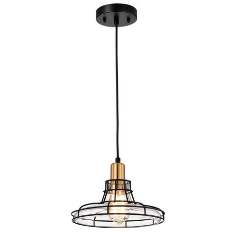 1-light Oil Rubbed Bronze Hanging Pendant