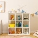 preview thumbnail 2 of 8, Costway 9-Cube Kids Toy Storage Organizer Wooden Children's Bookcase - See Details