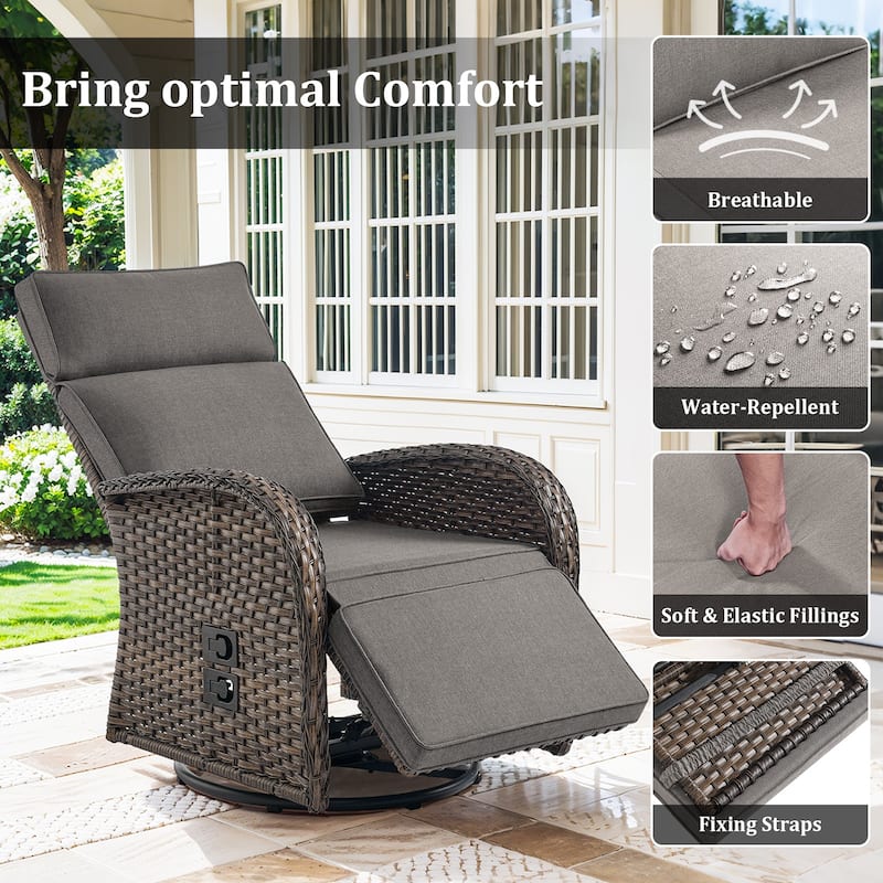 Pocassy Versatile Outdoor Recliner Chair