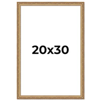 20x30 Frame Red Solid Wood Picture Frame Width 1.75 Inches | Interior Frame Depth 1 13/16 Inches