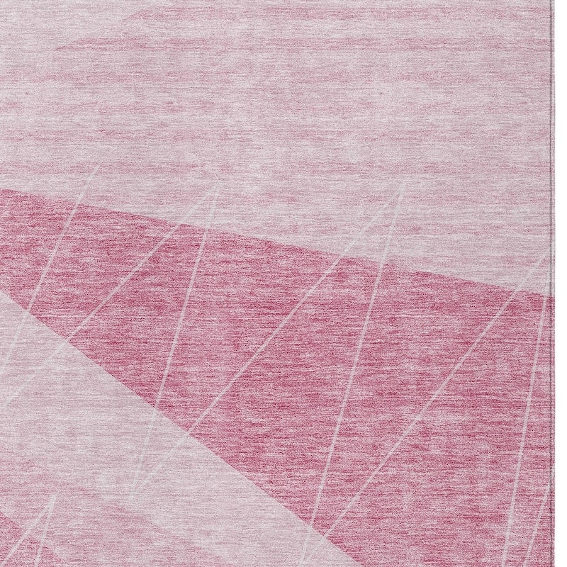 HomeRoots Geometric Transitional Rectangle Outdoor Rug