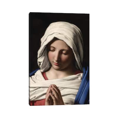 iCanvas "Madonna in Prayer, c.1640-50 " by Il Sassoferrato Canvas Print