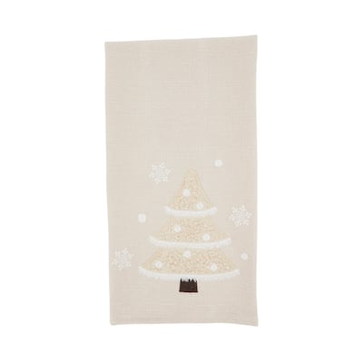 Wintry Wonderland Tree Guest Towel