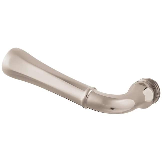Baldwin Single Left Hand Estate Lever Minus Rosettes - Lifetime Polished Nickel